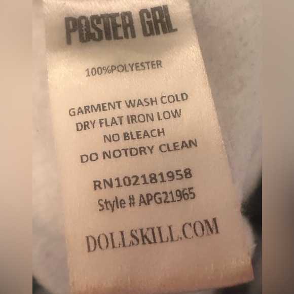 POSTER GIRL dollskills Green and Blue Graphic Pants - Picture 4 of 4